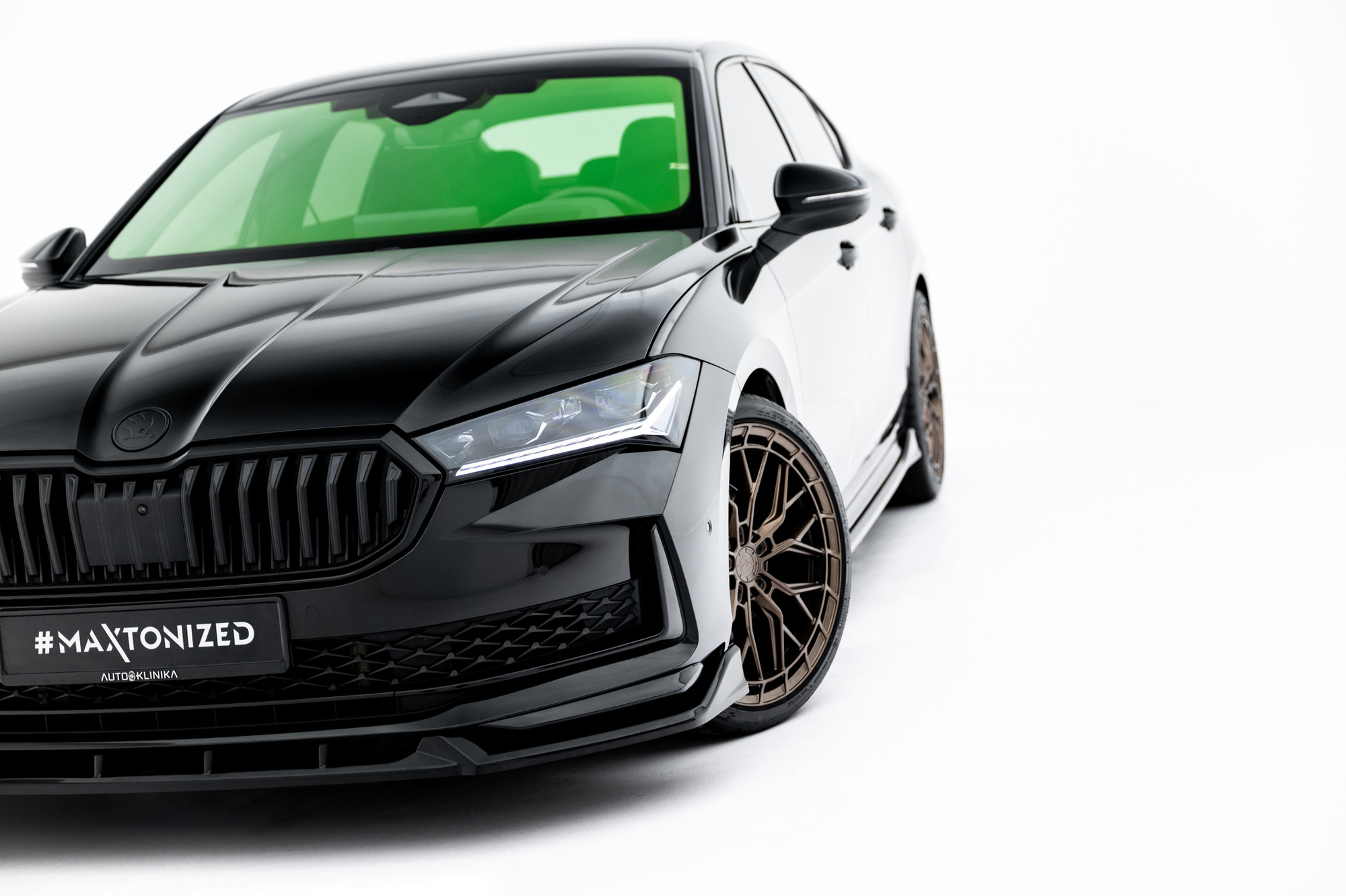 Front Splitter Skoda Superb Sportline Mk4 V.2 – Skoda Superb Sportline 2024