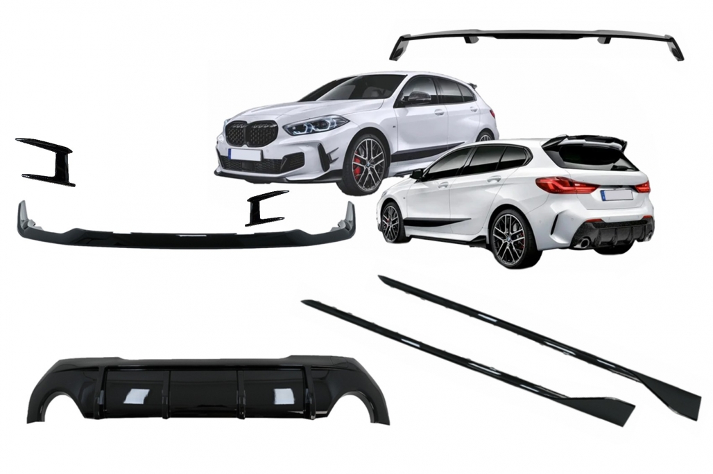 Bodykit BMW 1 Serie F40 M Performance Design Glans Zwart