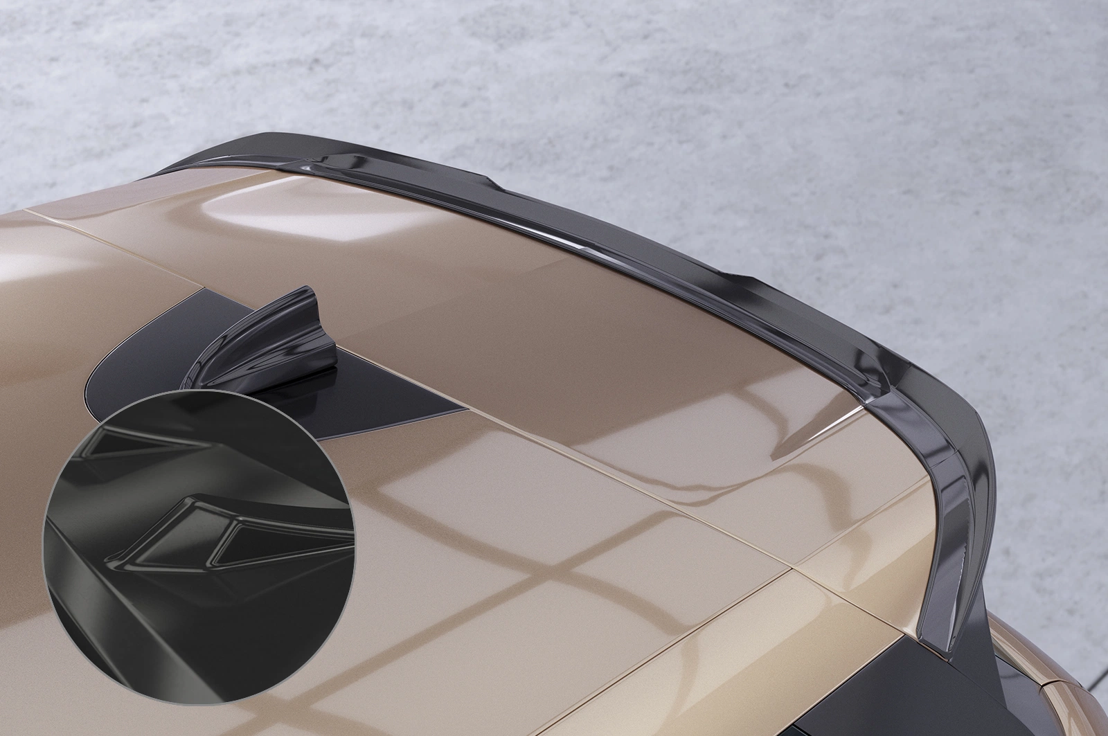 Achterspoiler Land Rover Range Rover Evoque (L551) Glans Zwart – CSR Design (2019-)
