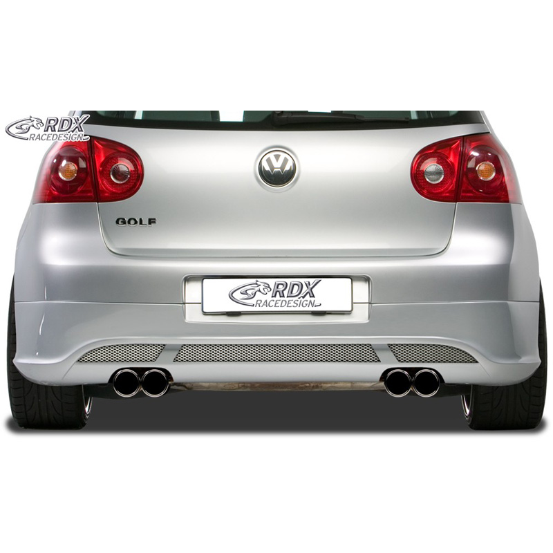 Achterskirt  Volkswagen Golf V Hatchback 3/5-deurs 2003-2008 'V2' (uitlaat links/rechts) excl. Variant/Plus (ABS)