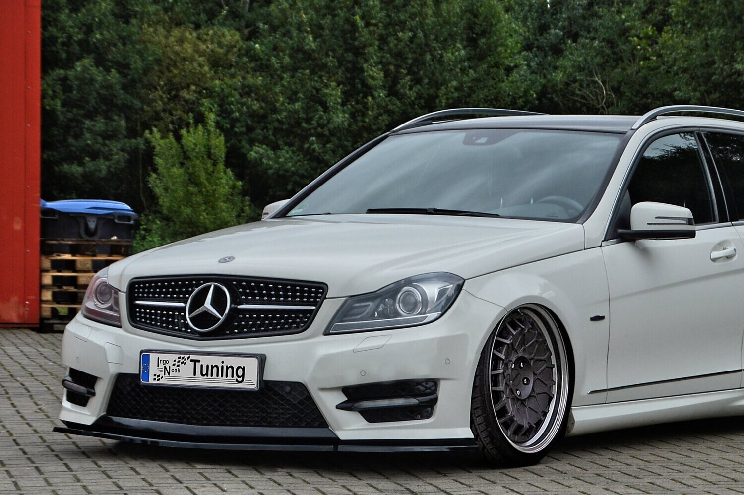 Voorspoilerlip ABS Mercedes C-Klasse W204/S204/C204