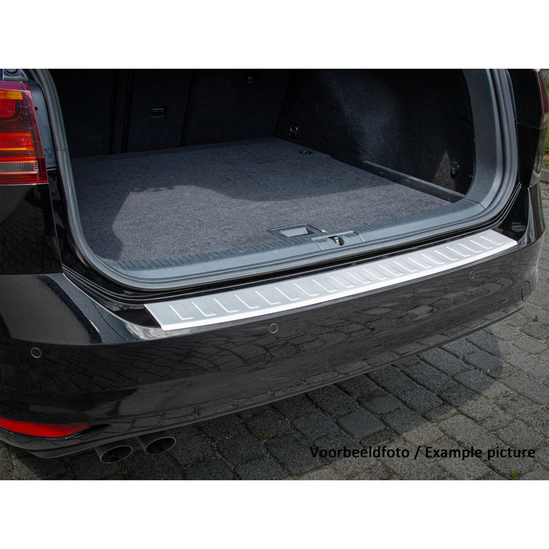MAX6 Geborsteld RVS Achterbumperbeschermer  Skoda Superb II Kombi Facelift 2013-2015
