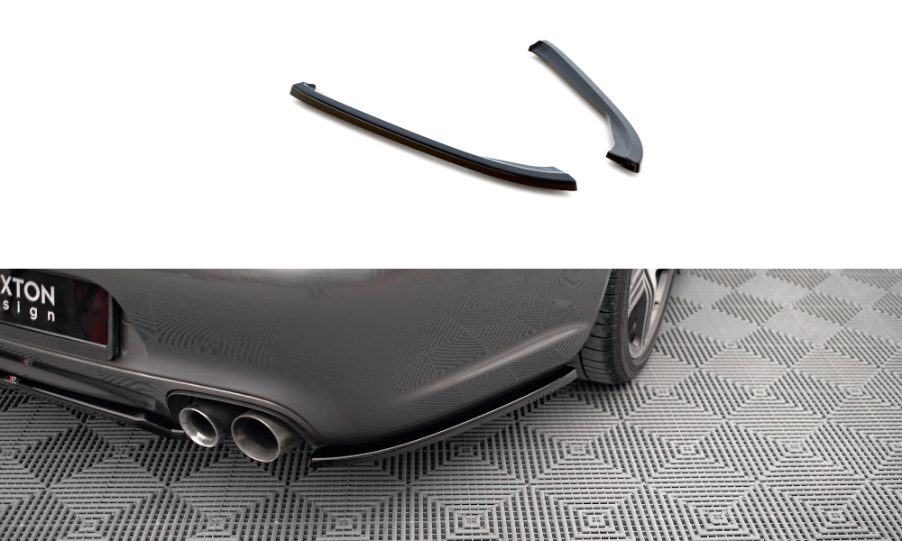 Zijdiffuser Porsche 911 Carrera 997 Facelift 2009 - 2011 Maxton Glans Zwart