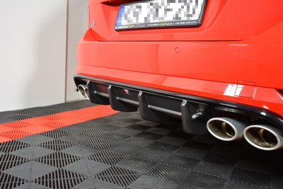Diffuser VW Golf 7.5 R Facelift Glans Zwart