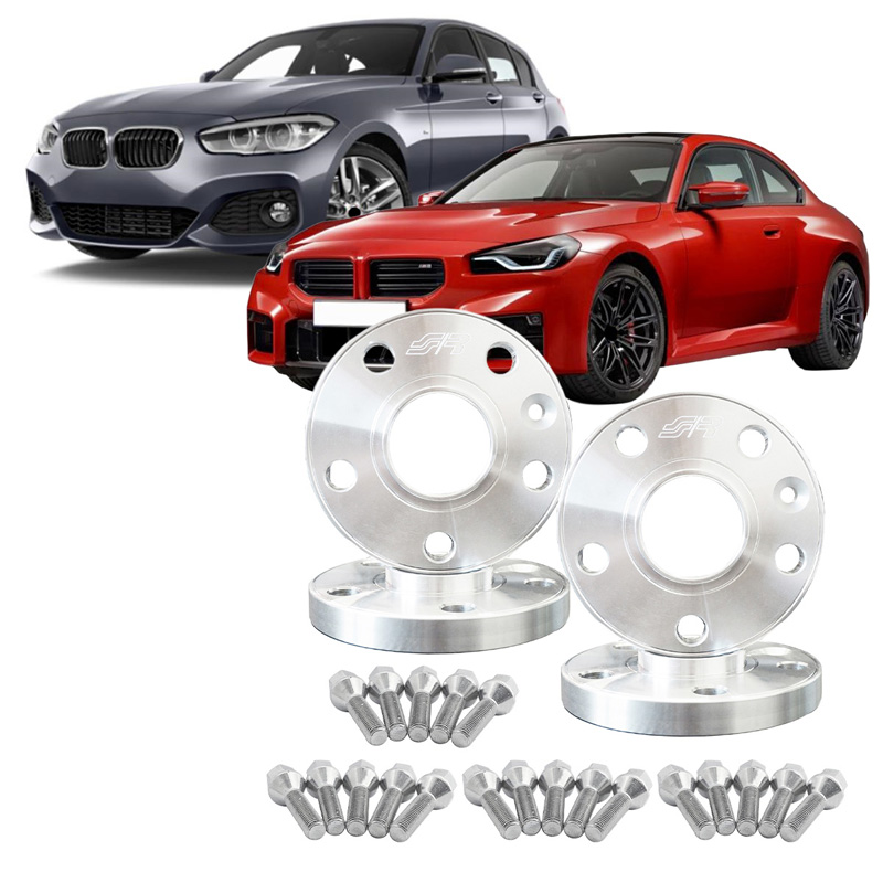 Simoni Racing Aluminium Spoorverbreder Set - 2x16mm(VA) - 2x20mm(AA) (Naaf 72,6mm) inclusief wielbouten -  BMW diversen