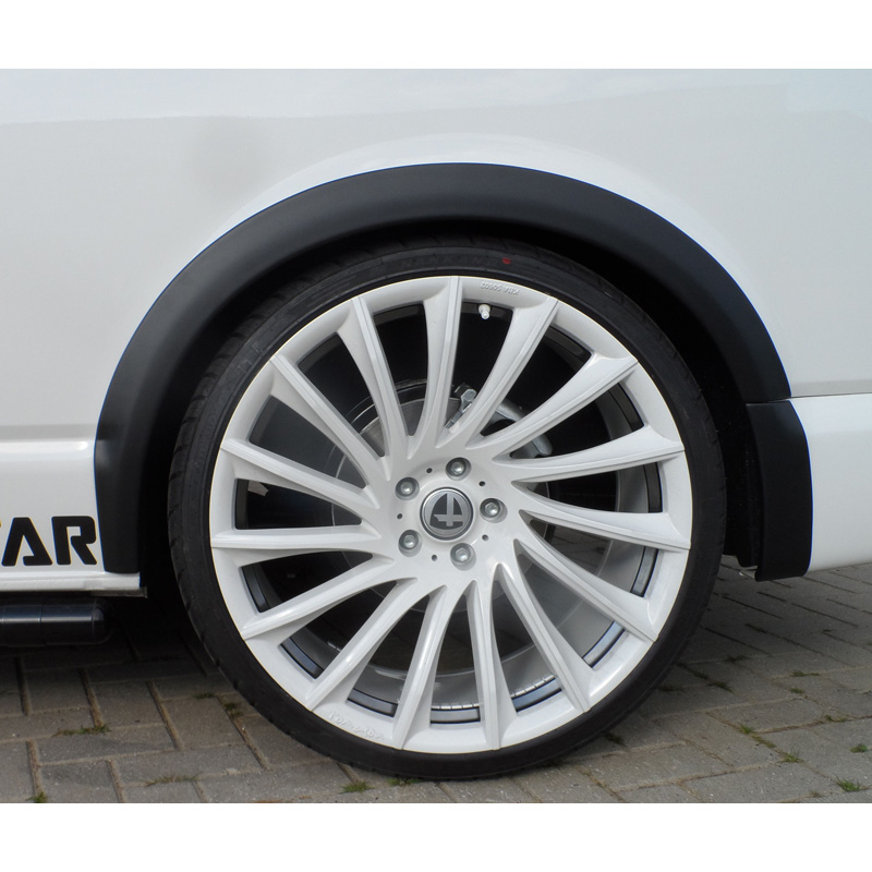 RGM Spatbordverbreders  Volkswagen Transporter T5 2003-2015 Lange wielbasis - alle modellen - Zwart