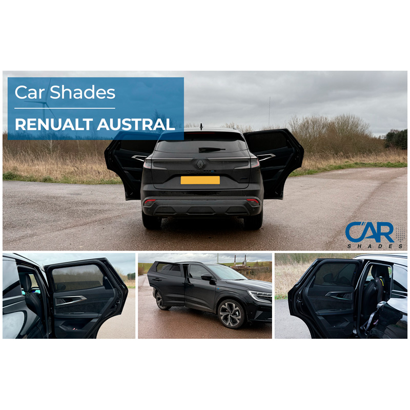 Set Car Shades (achterportieren)  Renault Austral 5 deurs 2022- (2-delig)