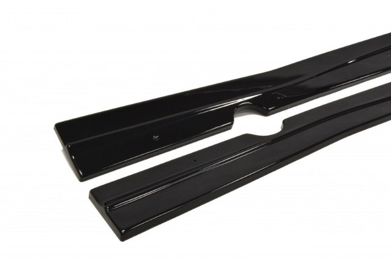 Zijskirts Diffusers Ford Fiesta ST / ST-Line Mk7 / Mk7 FL Glanzend Zwart