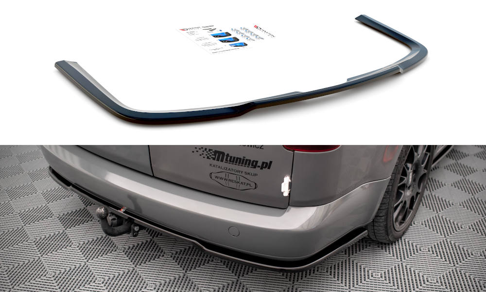 Diffuser VW Caddy Mk.3 FL Maxton Glans Zwart