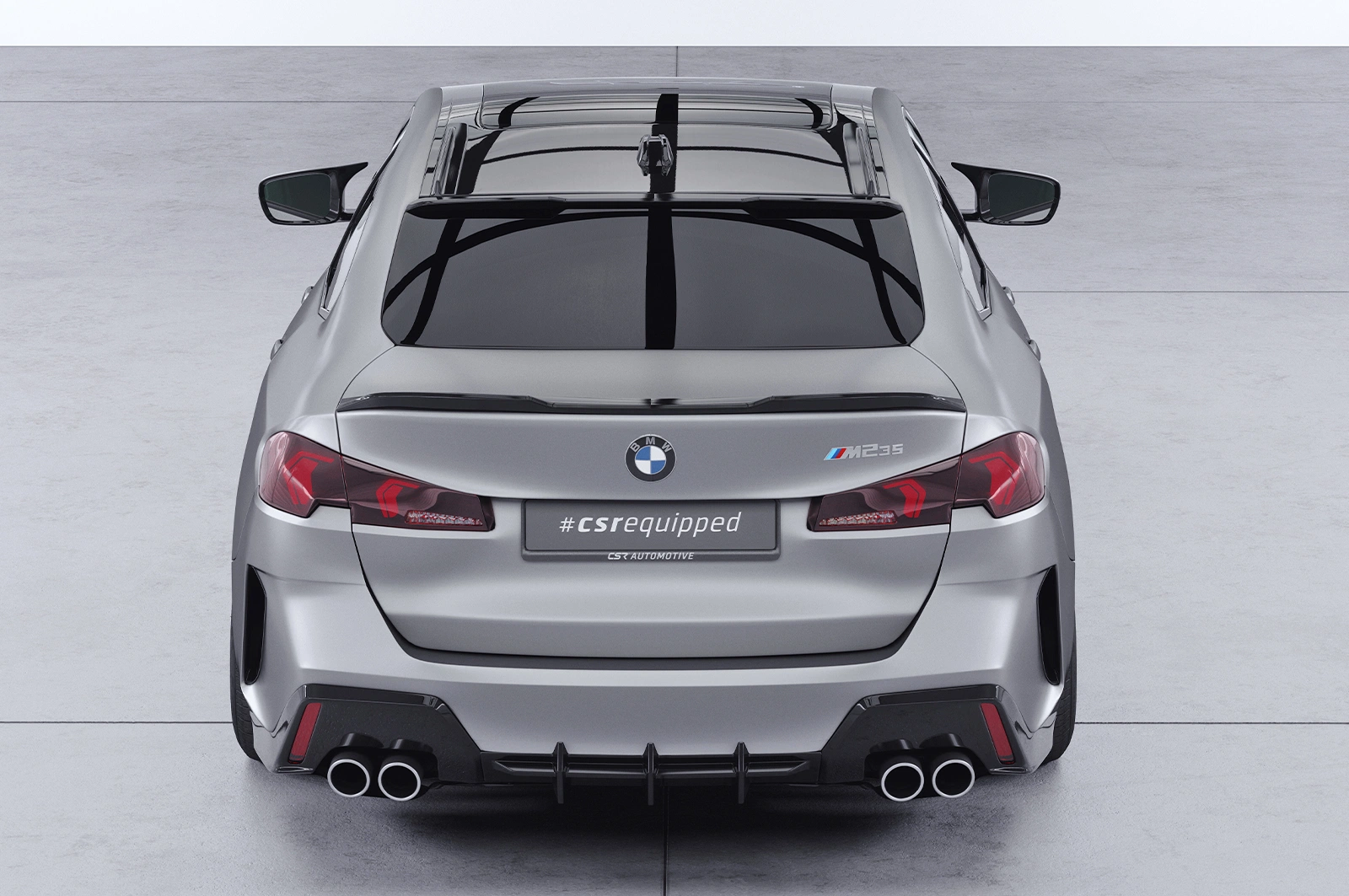 Achterspoiler/ Dakvinnen  BMW 2-Serie F74 Gran Coupe 2024- (ABE Glanzend zwart)