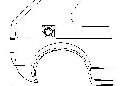 tankopening VW Scirocco, 1974-1981