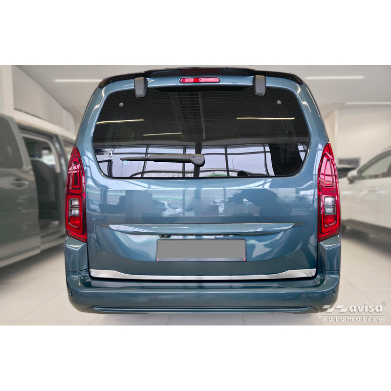 Avisa Geborsteld RVS Kofferbak Sierlijst  Toyota Proace City Verso 2019-2024 & Facelift 2024-