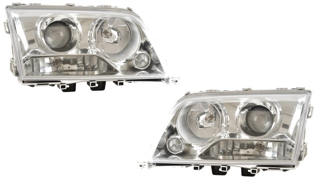 Headlights Mercedes W202 chome 93-00