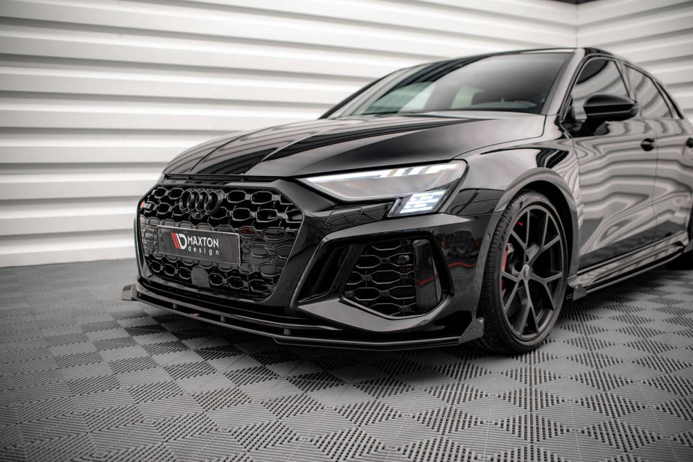 Voorspoiler V.1 met Canards Audi RS3 8Y Maxton Street Pro