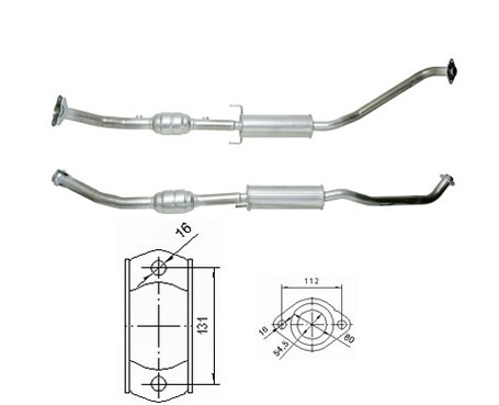 Toyota COROLLA 1.8i 16V 1796 cc 141 Kw / 192 cv 2ZZ-GE Magnaflow