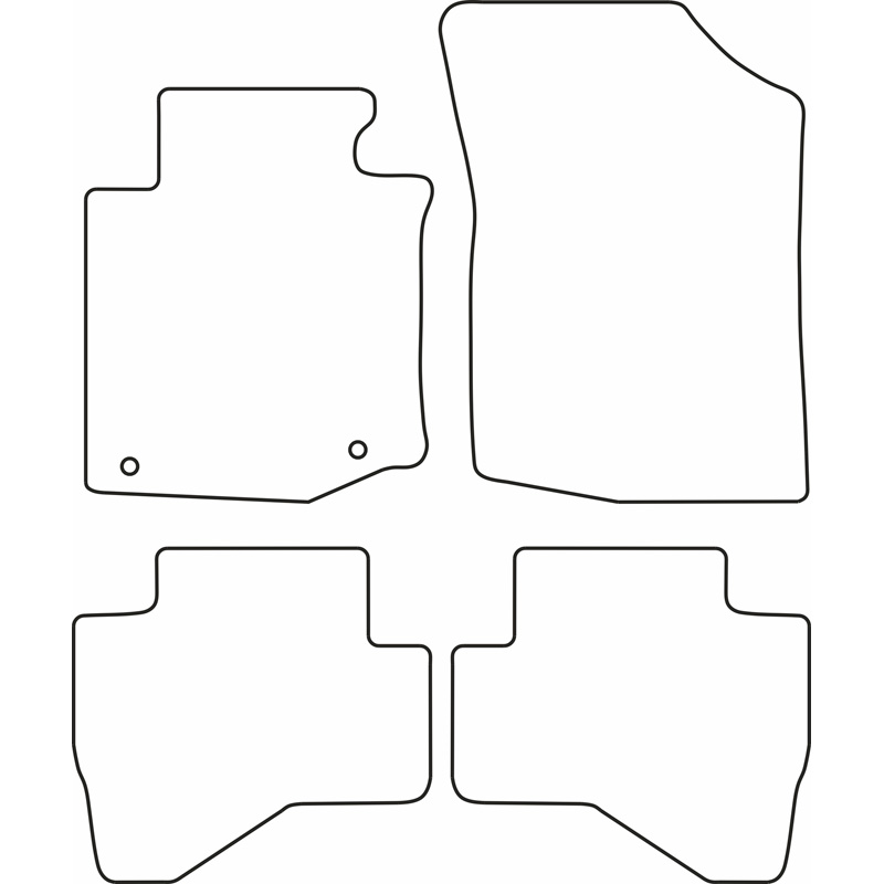 Automatten Velours  Citroen C1 2010-2014