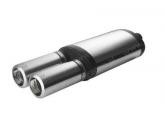 Sport-Eindemper 2x80mm Universeel RVS Ulter-Sport