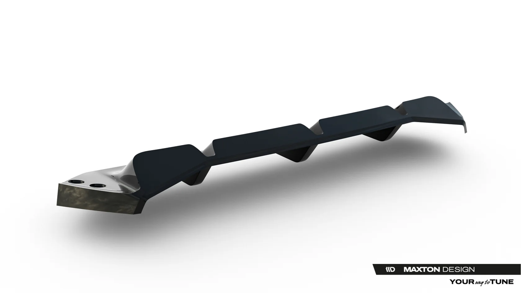 Diffuser BMW M5 F90/F90 Facelift Maxton Glans Zwart