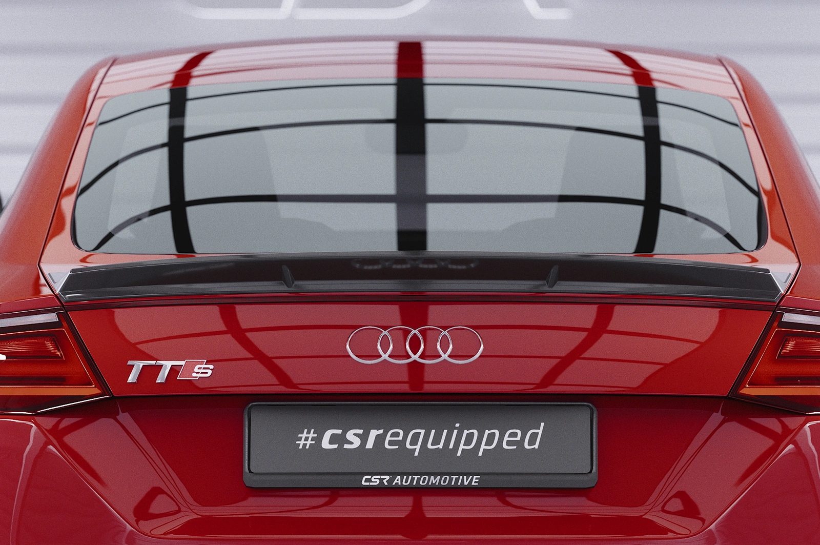 Achterspoiler Audi TT / TTS (FV/8S) Glans Zwart (2014–) CSR