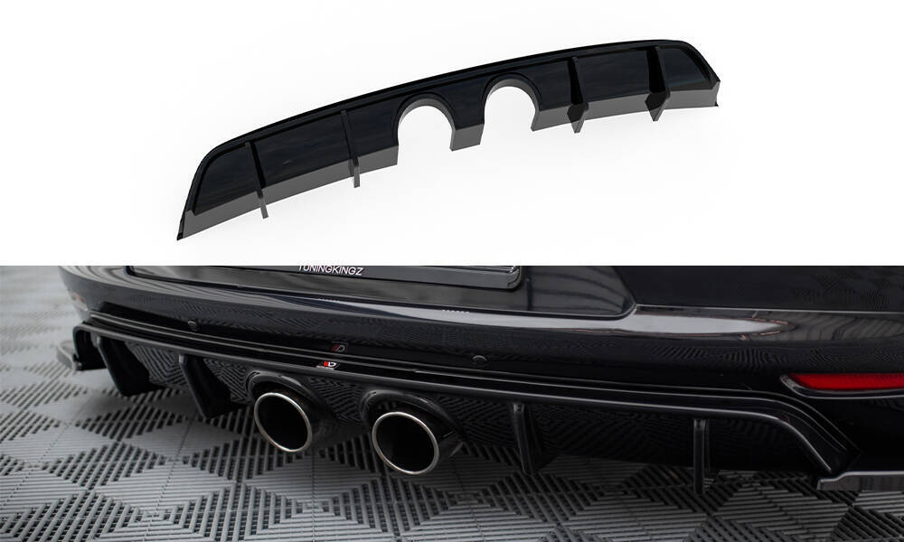 Diffuser Volkswagen Scirocco Maxton Glans Zwart R32 Look