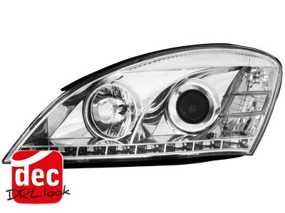 Faros Kia Ceed 06-09 Los ojos del Diablo Dayline cromo