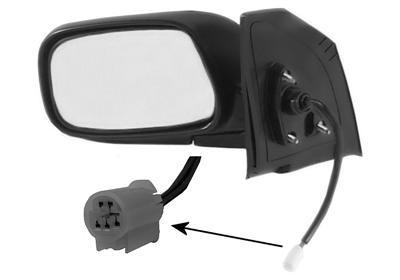 spiegel, elektr verstelb, links Toyota Corolla, 2002-2004, 3/5 d