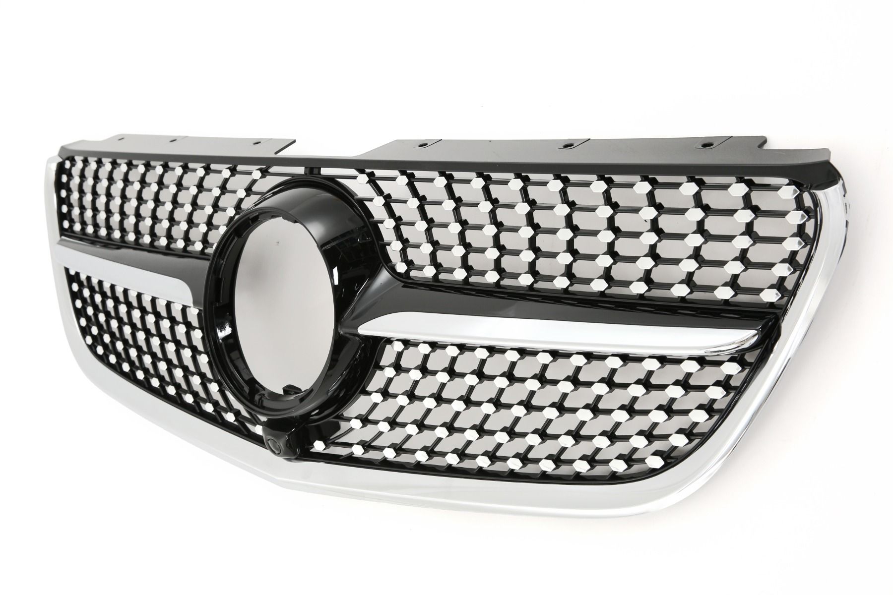 Grill Mercedes Vito W447 (2014-2018) Diamond Zwart/Chroom Camera