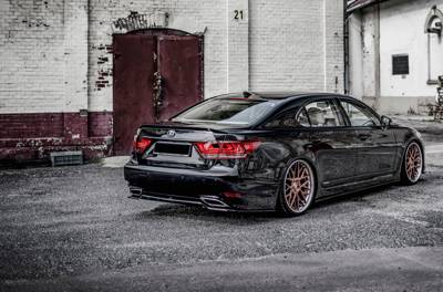 Diffuser Lexus LS Mk4 Facelift Glans Zwart