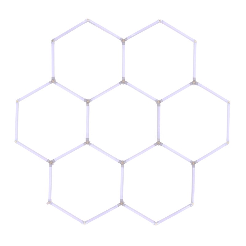 Hexagon verlichting LED paneel 23,9 x 25,0 m 6500K