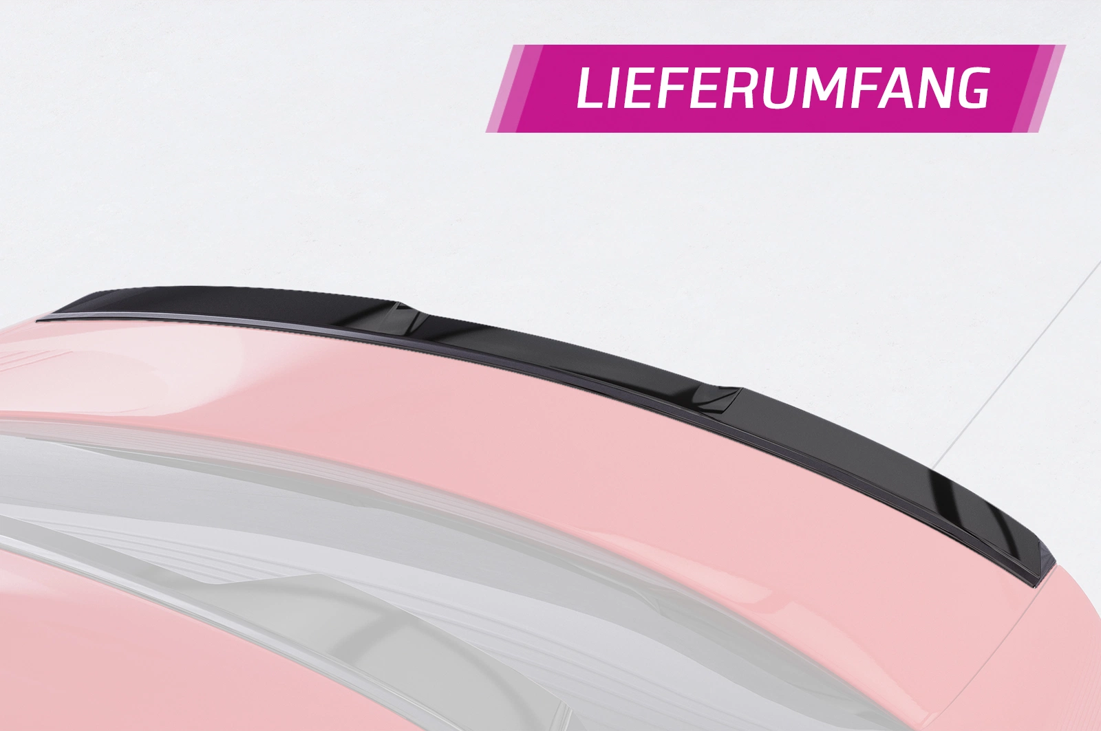 Achterspoiler Audi A4 B8 (Typ 8K) Limousine Glans Zwart - CSR Design