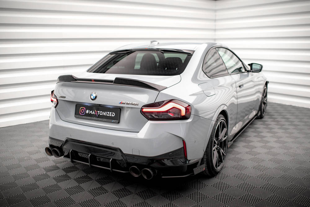 Dakspoiler BMW 2 Serie G42 Coupe M Pakket & M240i Maxton Glans Zwart
