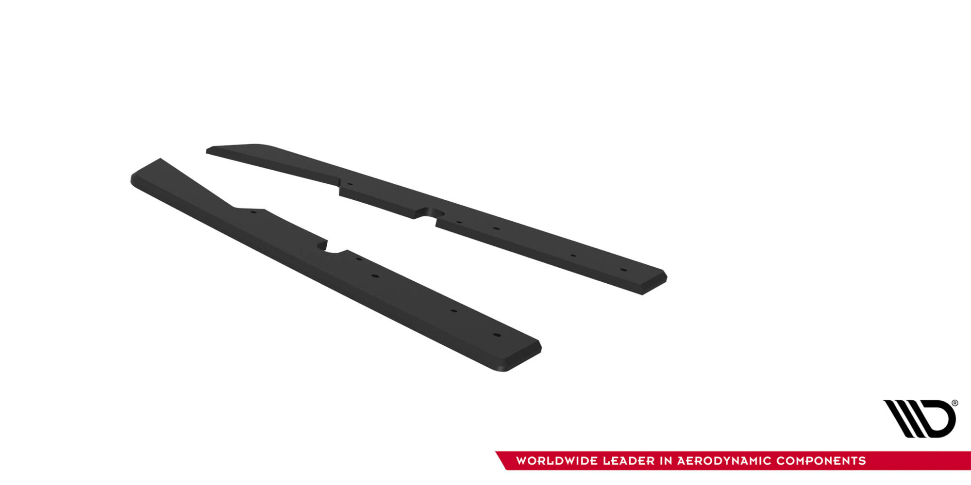 Street Pro Achterzij Spoilers Subaru Impreza WRX STI MK3 Facelift Maxton Glanzend zwart