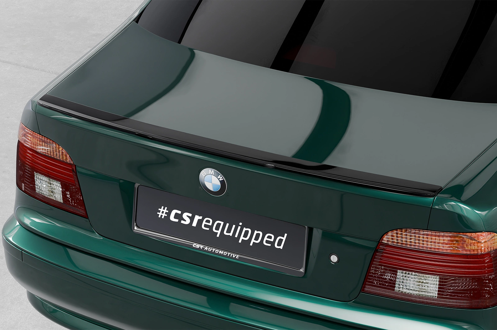 Achterspoiler BMW 5er E39 Limousine glans zwart CSR