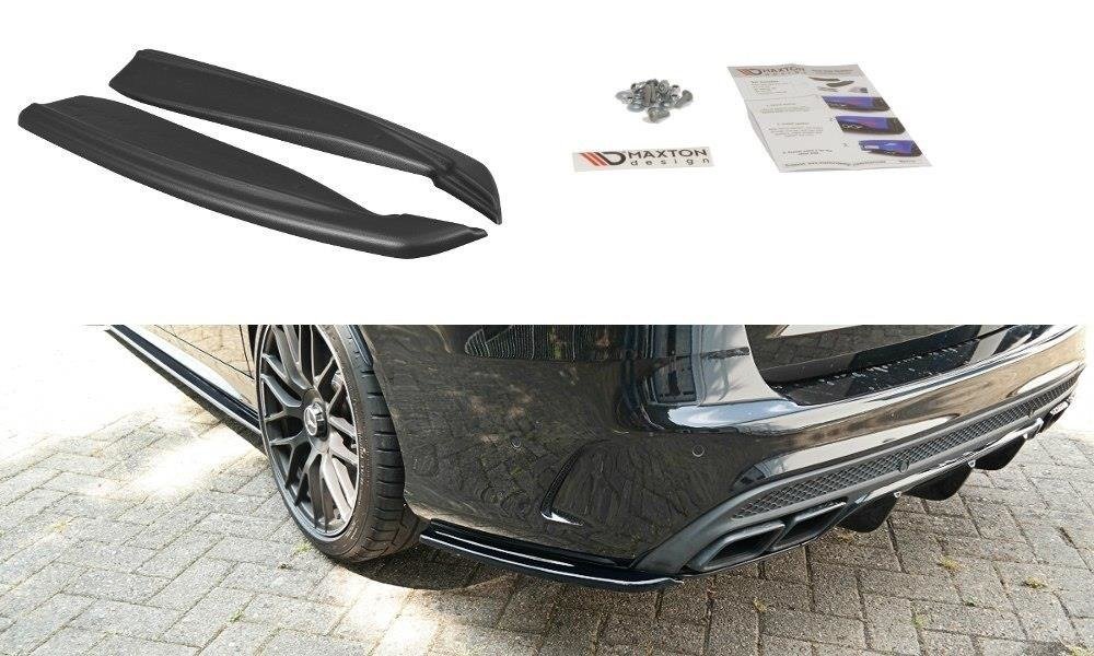 Zijdiffuser Mercedes C-Class S205 63AMG Limousine/Estate Glans Zwart