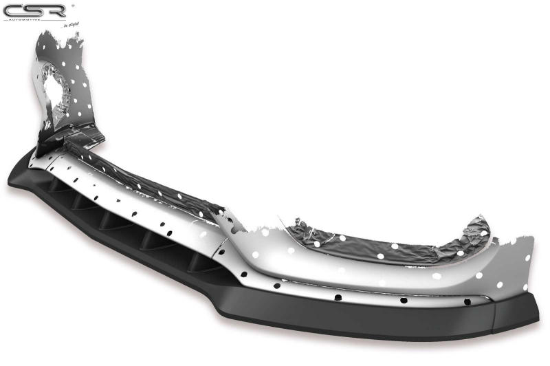 Voorspoiler Mercedes C205/A205 Coupe/Cabrio Glans Zwart