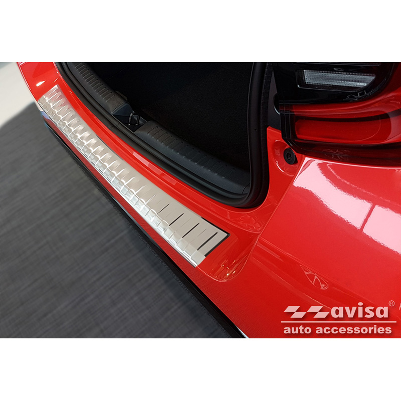 RVS Achterbumperprotector  Toyota Yaris IV HB 5-deurs (excl. GR) 2020-2024 & Facelift 2024- 'Ribs'