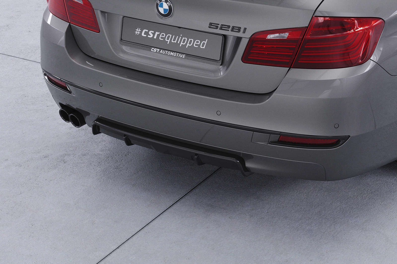 Achterspoiler BMW 5er F11 glans zwart