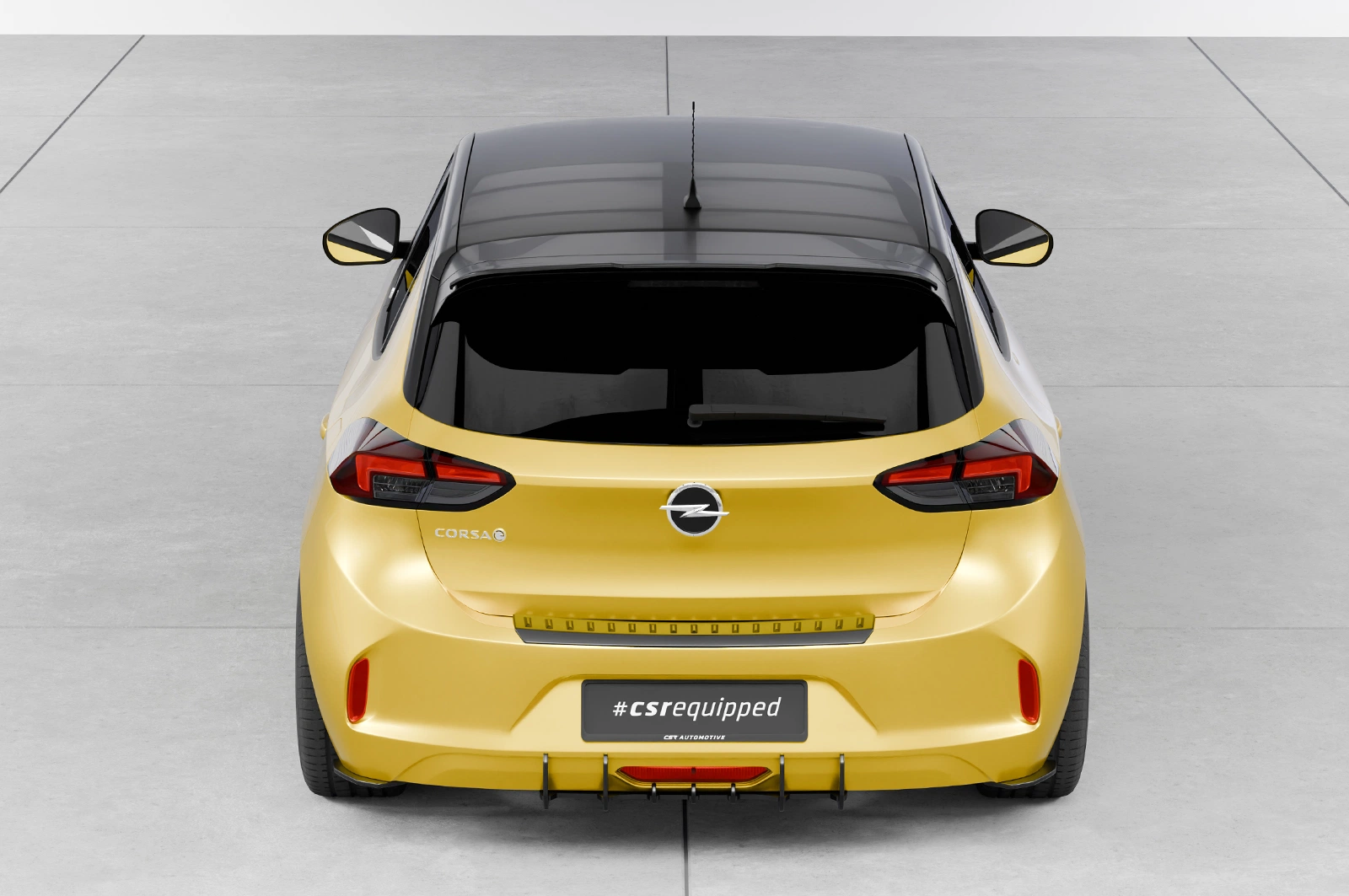 Achterspoiler Opel Corsa F (2019–) Glans Zwart – CSR Automotive