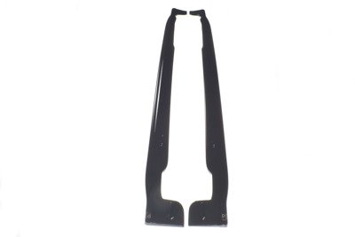 Zijskirts Volvo V40 R-design Zwart Glans