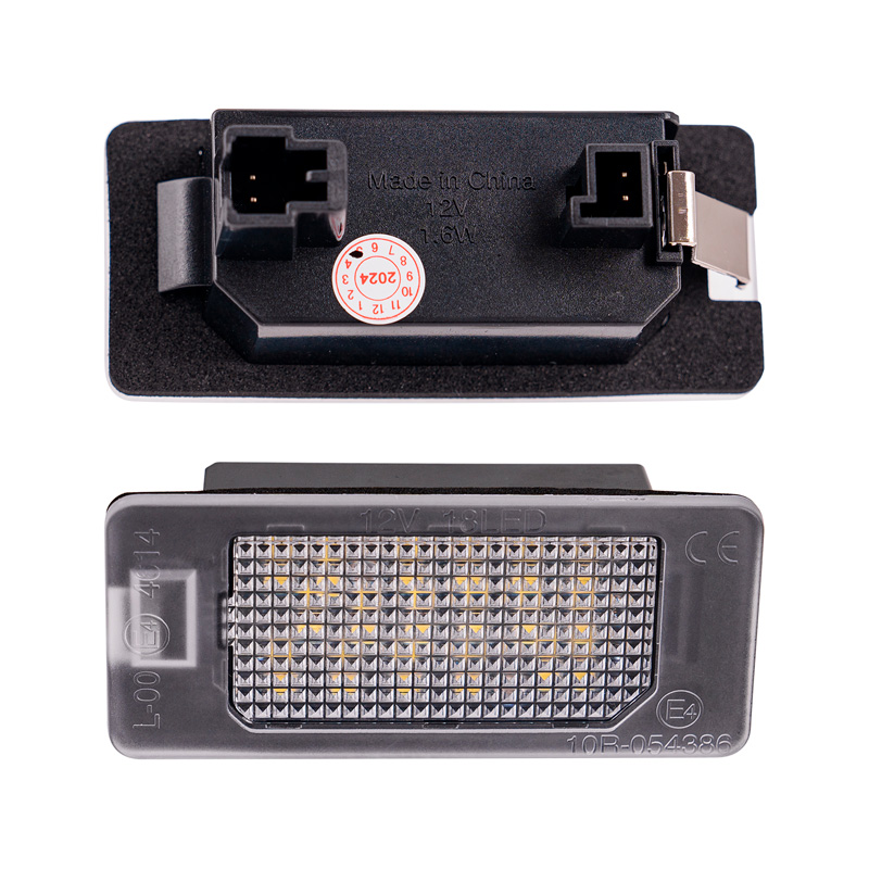 Set LED Nummerplaatverlichting  Fiat 500X (6X) 2018-2022 / 500X (7X) 2021- / 500e 2020- / Abarth 500 EV 2023- & Alfa Romeo Tonale 2022-