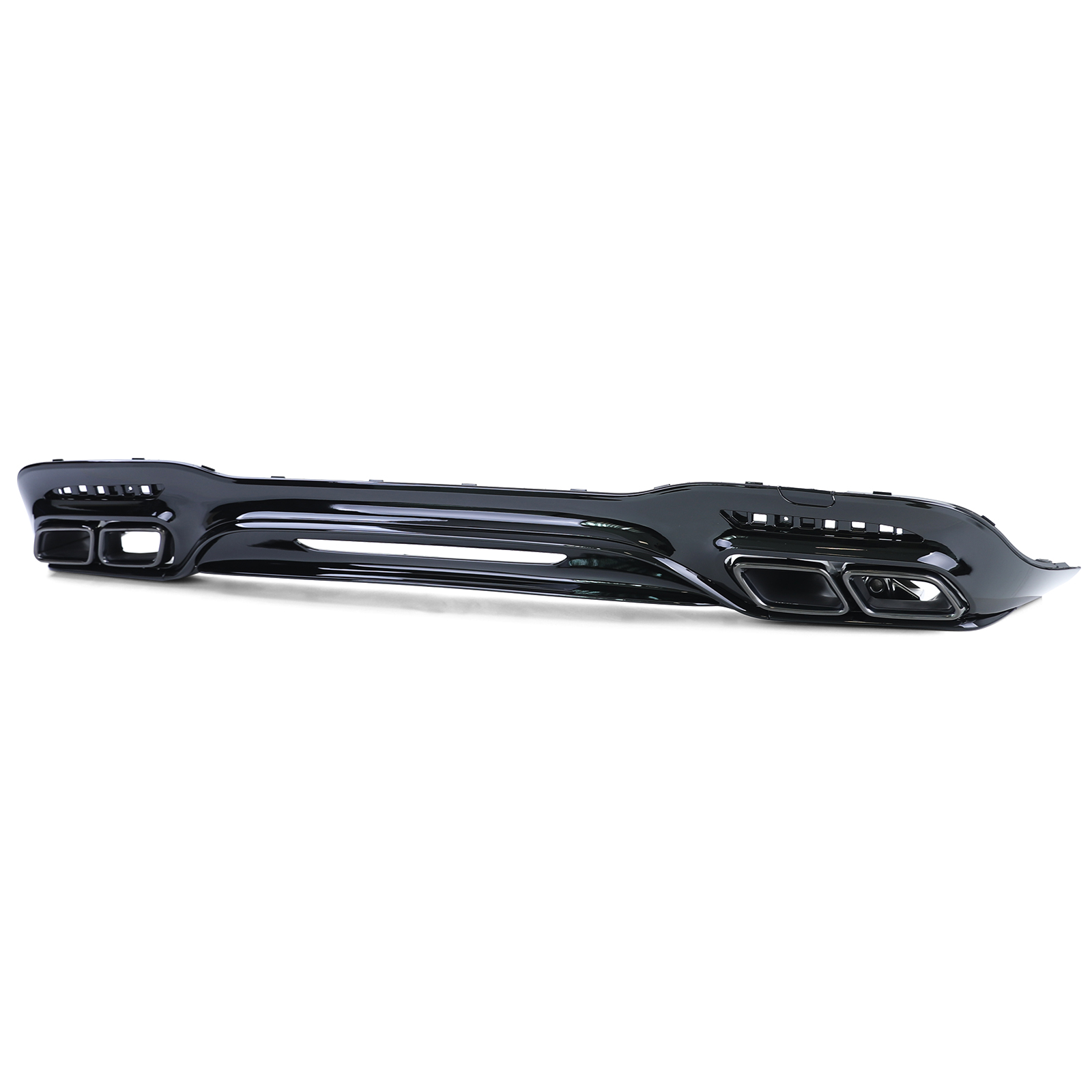 Diffuser AMG Look Mercedes S Klasse W222 FL 17-20 Zwart