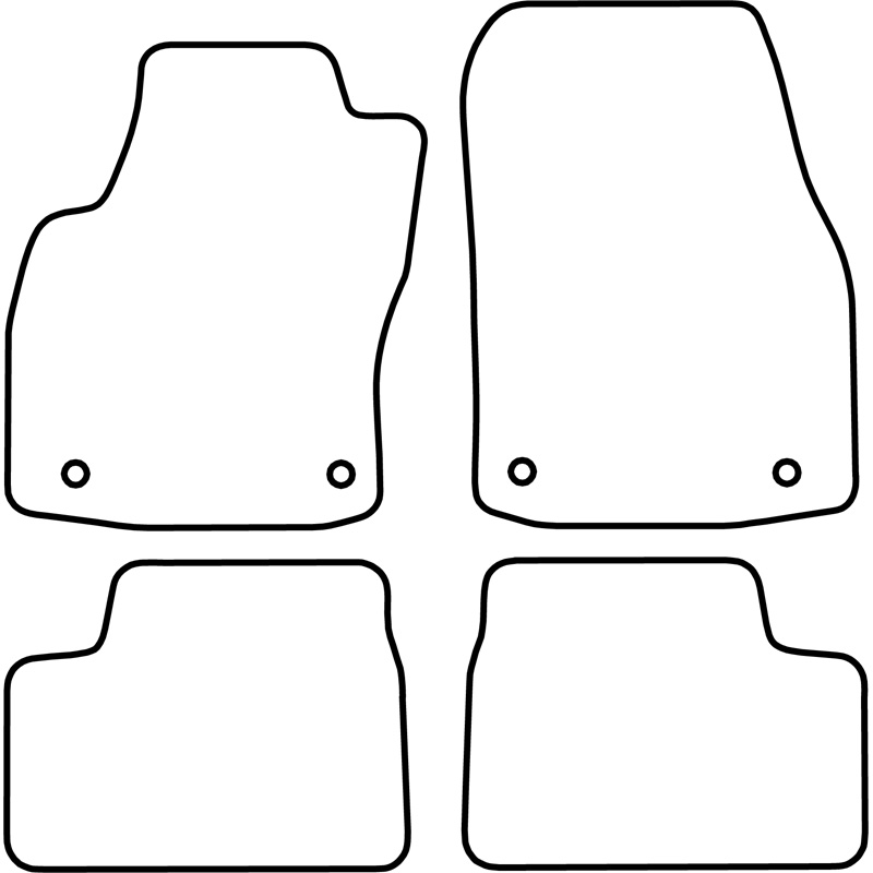 Automatten Opel Astra H TwinTop 06-