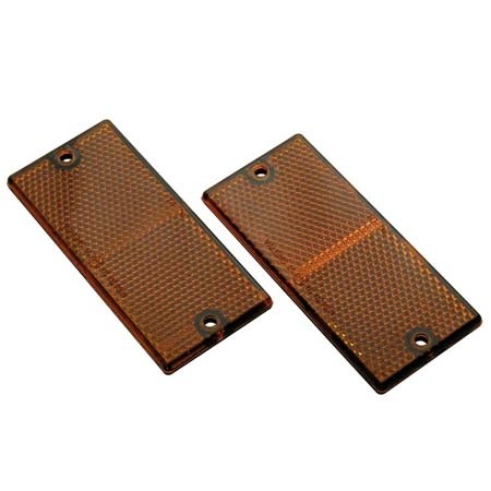 Reflector oranje 90x40mm 2st