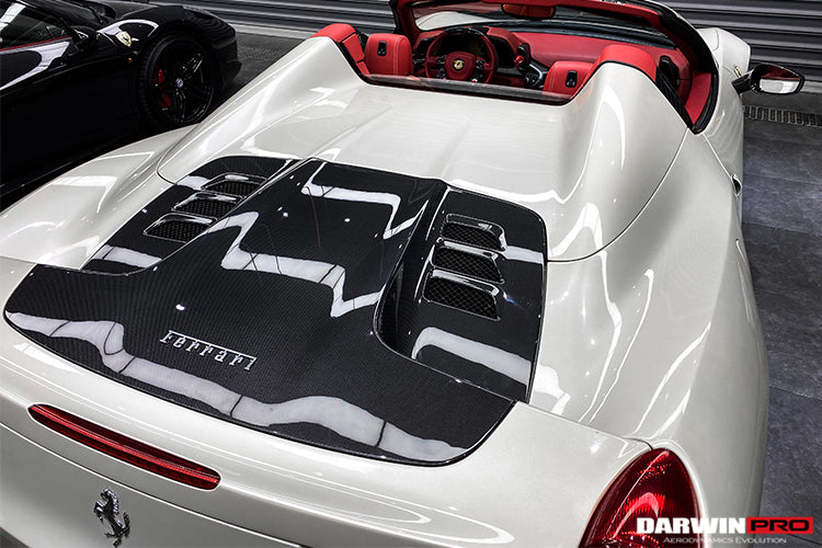 Ferrari 458 Spyder Carbon Fiber Engine Motorkap 2011-2015