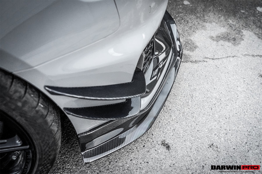 Audi RS4 B9 BKSS Style Front Canards Carbon 2017-2019