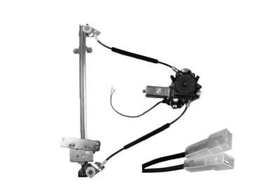 raammechanisme, incl motor, links Hyundai Accent/Excel, 3 drs, 1