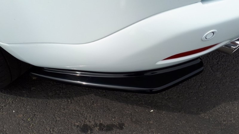 Achterzij Spoilers Ford S-Max Titanium Mk1 FL Glanzend Zwart