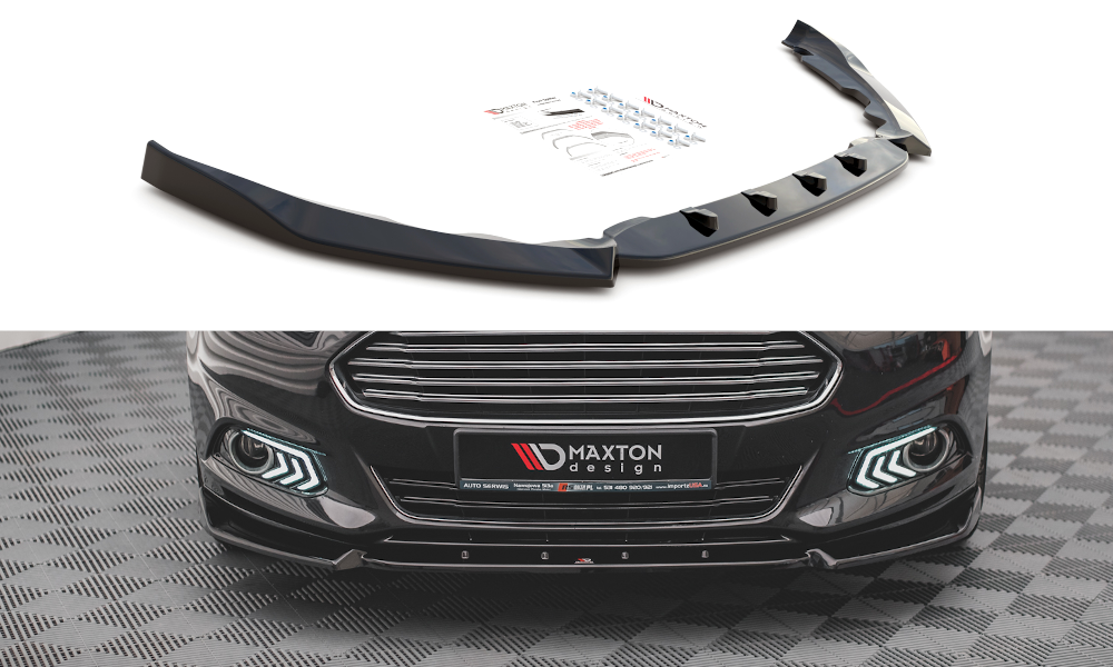 Voorspoiler Ford Mondeo MK5 Glans zwart