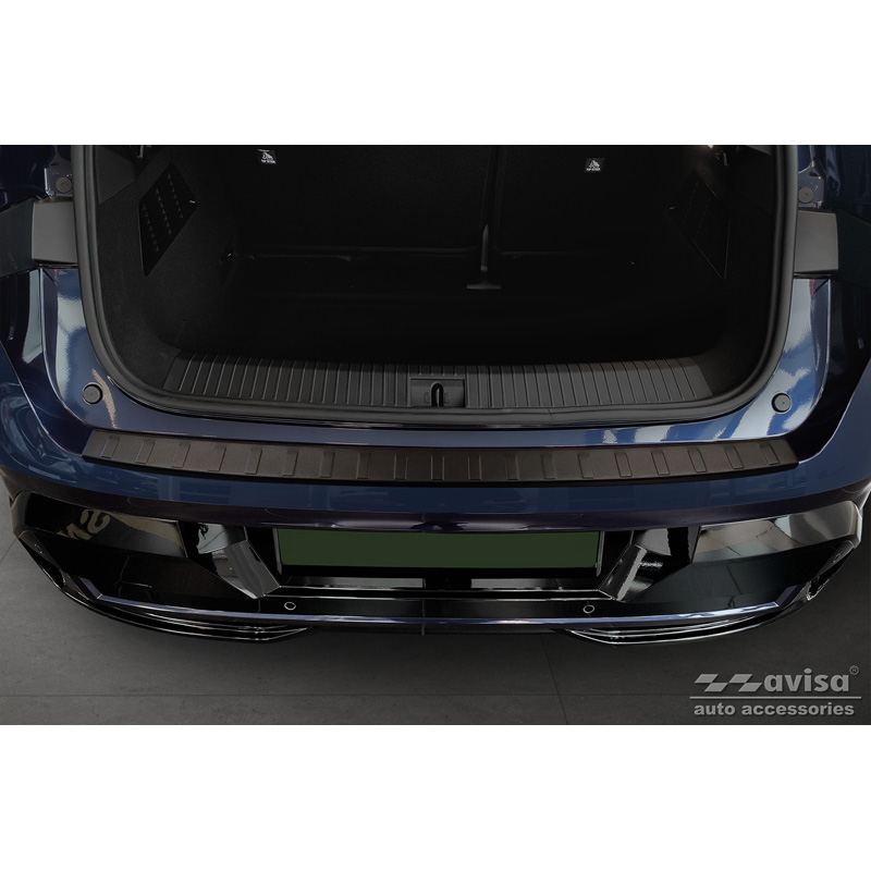 Matzwart RVS Achterbumperprotector  Renault Megane E-Tech 2022- 'Ribs'