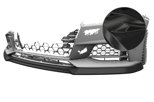 Cupspoilerlip Audi TT FV/8S